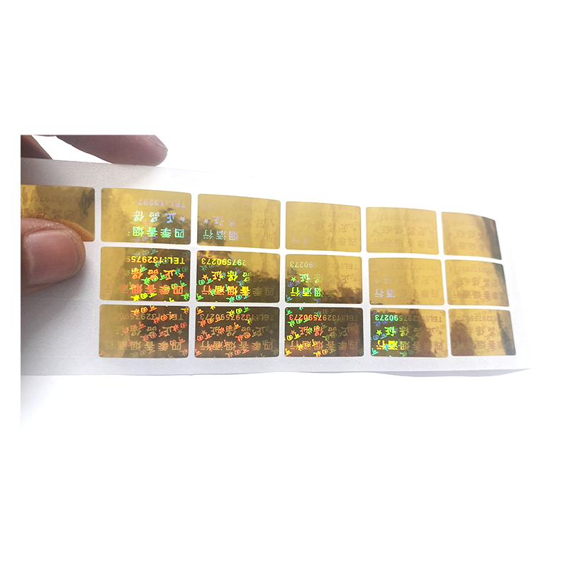 25x15mm 3D 홀로그램 보안 접착 스티커 라벨 인쇄 맞춤